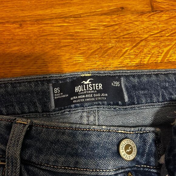 Hollister Dark Wash Ripped Jeans - Picture 2 of 3